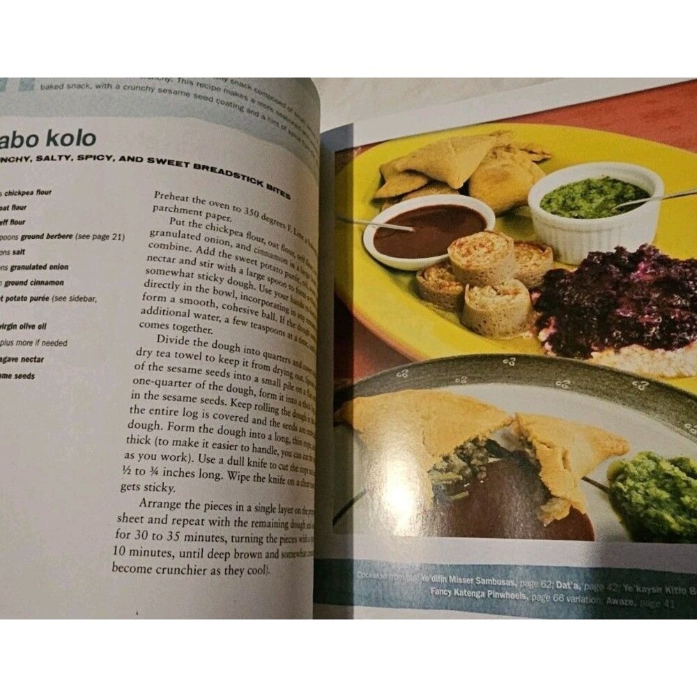 Teff Love Adventures in Vegan Ethiopian Cooking by Kittie Berns Cookbook - Picture 5 of 9
